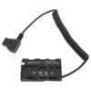 D Tap To NP F550 Dummy Battery 37‑100cm Cable High Conversion Efficiency Fully Decoded NP F550