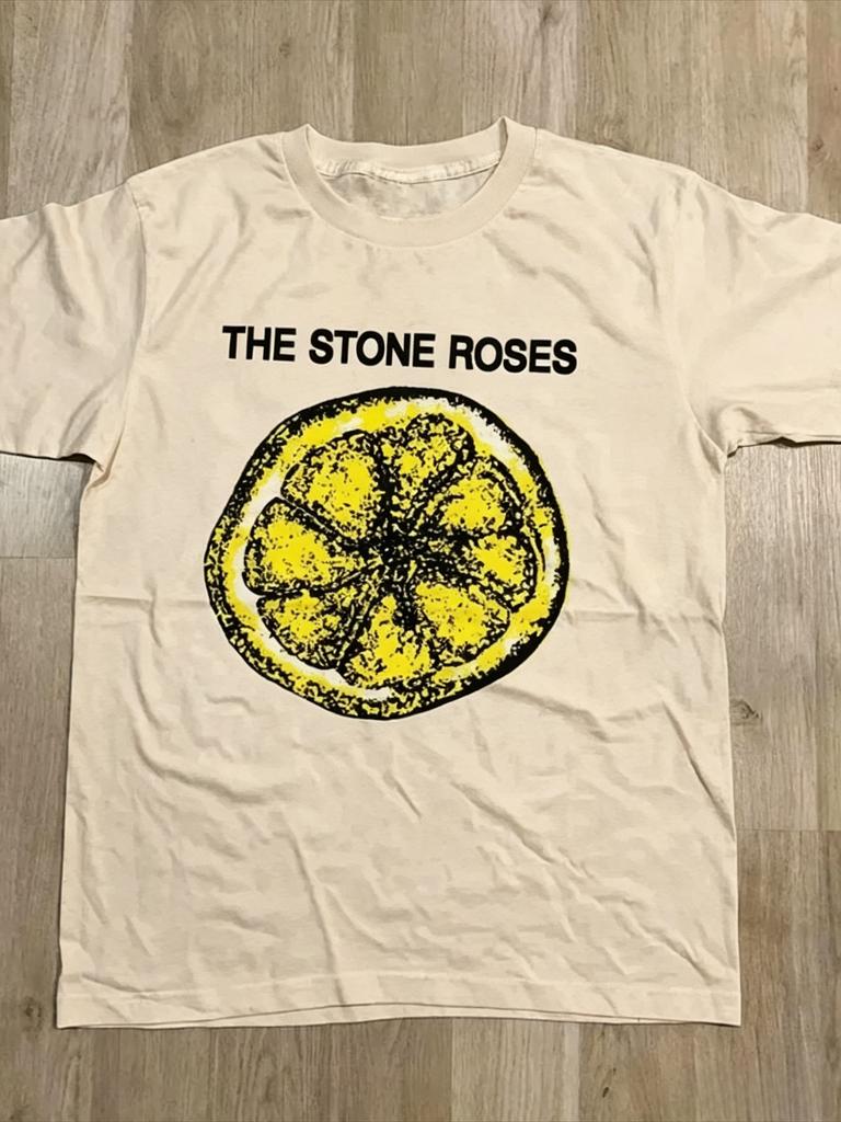 The Stone Roses British Rock Hardcore Stone Rose Band Trendy Brand YK Short Sleeve TShirt Unisexs and Womens Couples Tee Shirt