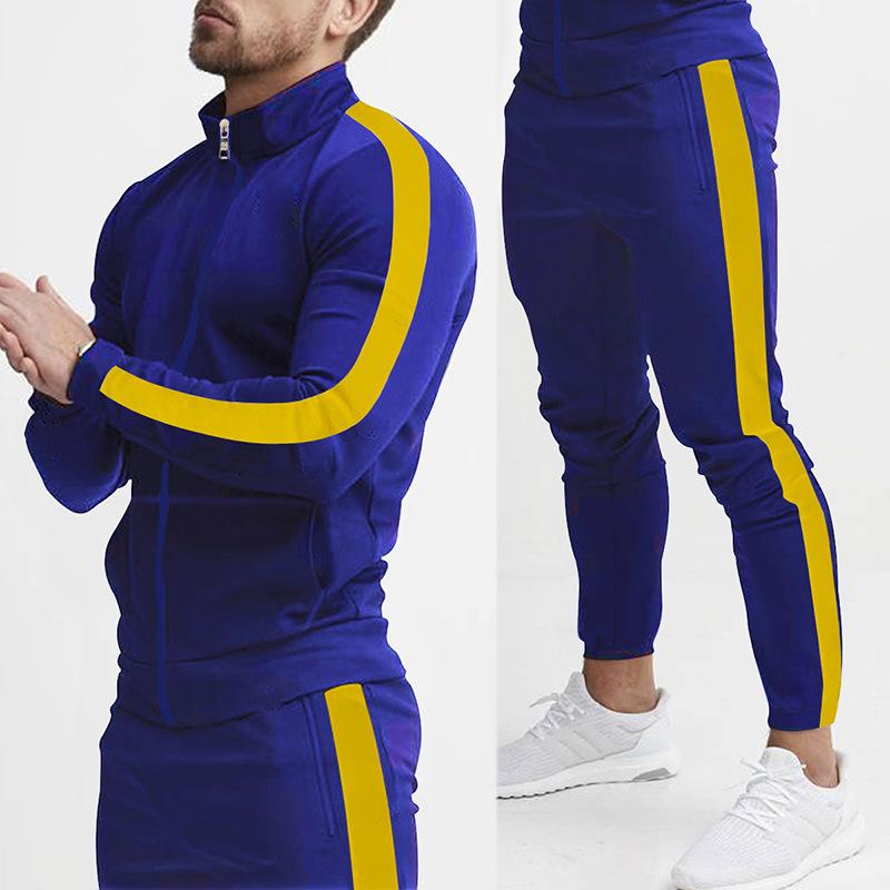European/American Autumn/Winter Men's Casual Hooded Sportswear Set