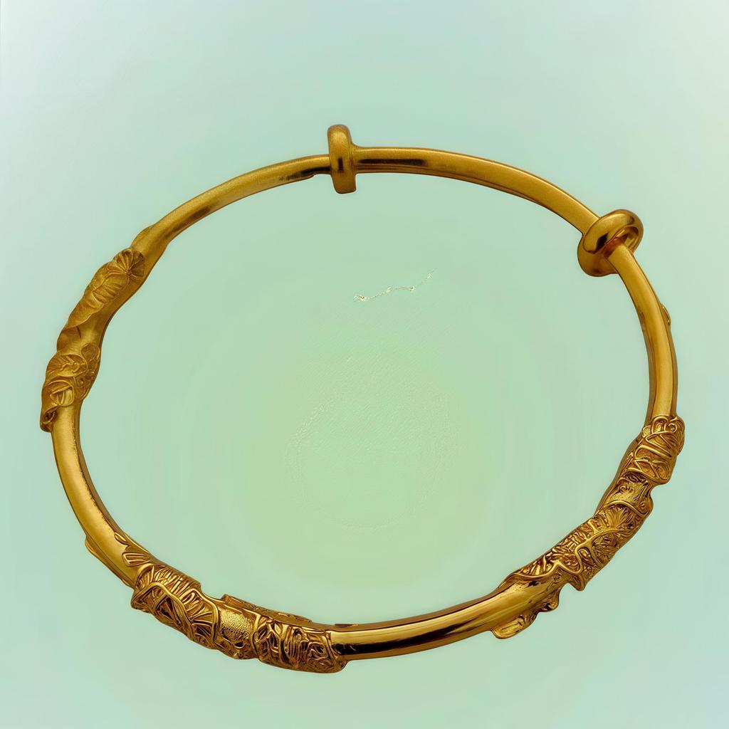 Позолоченный филигранный браслет-манжета с цветком - Регулируемый браслет пуш-пул для женщин, Идеальный подарок.