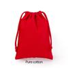 Cotton Cloth Gift Packaging Bag Drawstring Storage Bags White Canvas Bags for Candy Reusable Pouch Home Sundries Organize Sacks