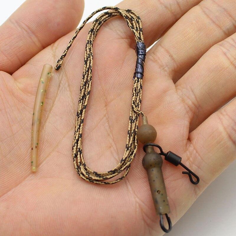 2 шт., карповые рыболовные крючки для ловли карпа, снасти для волос с леской, европейский фидер, группа, карповый крючок, аксессуары, материал