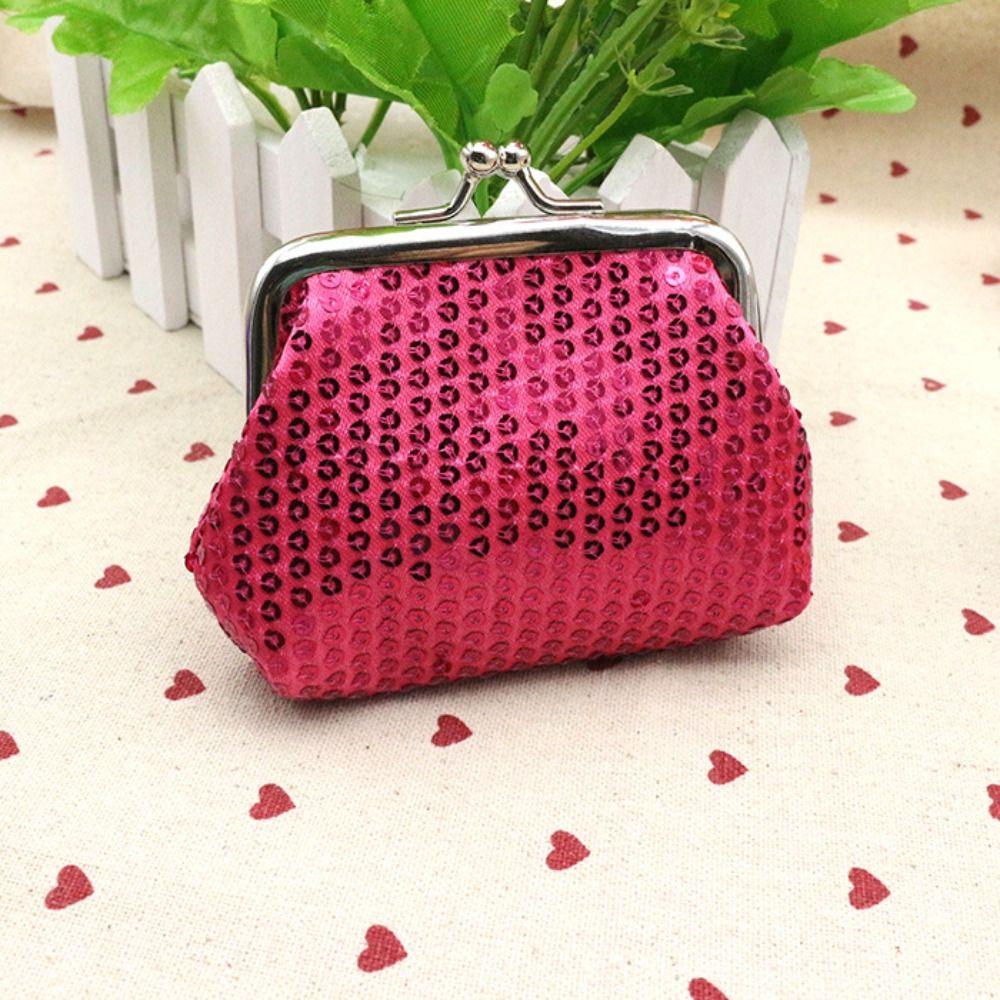 Sequin Coin Purse Cosmetics Lipstick Wallet Durable Storage Bag