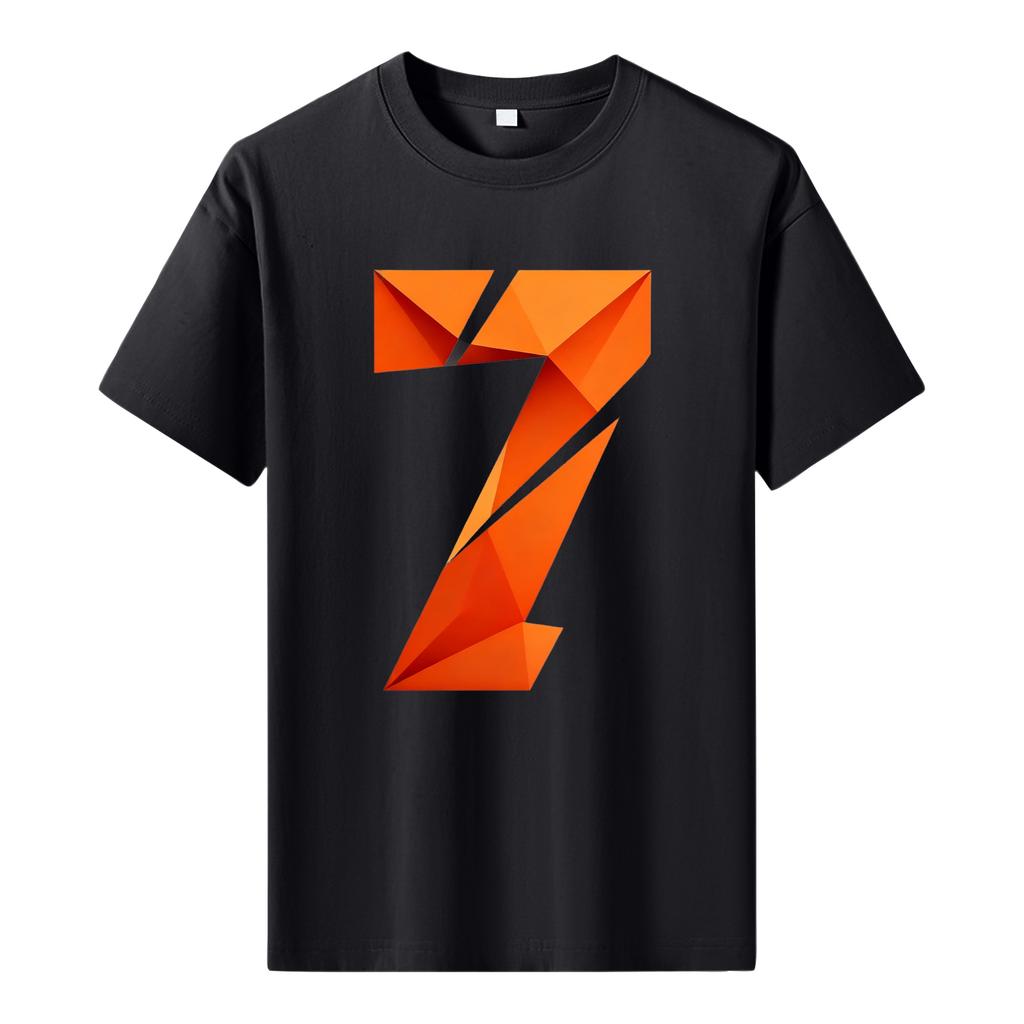 Мужская футболка с коротким рукавом с принтом Мужская свободная повседневная футболка с коротким рукавом