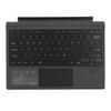 For Surface Pro Type Cover Keyboard Portable 7 Color Backlighting USB C Rechargeable Black Wireless