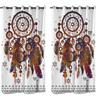 2 шт. Ловец снов Бохо Шторы для гостиной с рисунком перьев Синяя Галактика Шторы для гостиной спальни Оконная штора