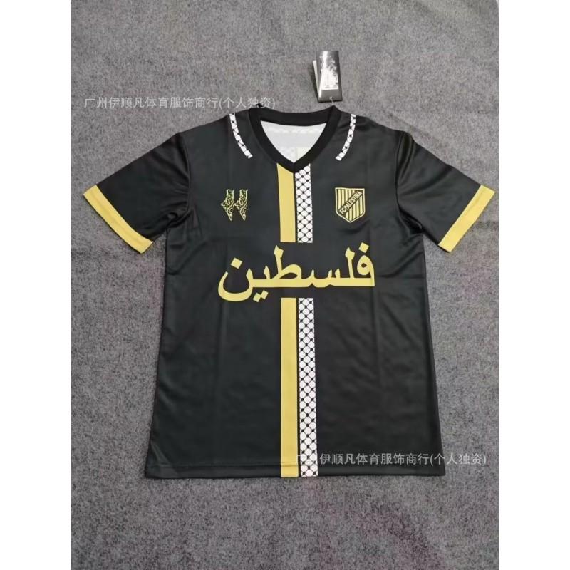 Palestino Chile Football Jersey 2024-2025 Home Away Kids Adult Soccer Shirt Breathable Cotton Blend Sport Wear