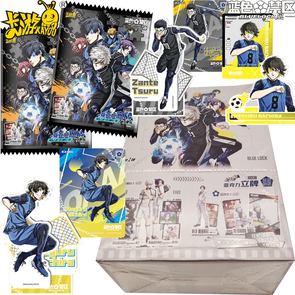 New Official High Score Anime Blue Lock Acrylic Stand Model Fans' Favorite Characters HD Print Surprise Paper Cards Gifts