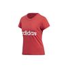 Classic Big Logo Print Short Sleeve T-Shirt Women Tops Natural-Coral-Pink CF8822