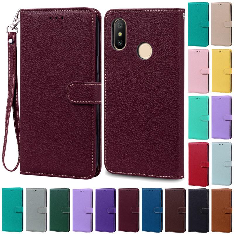 For Redmi Note 6 Pro Case Xiaomi Redmi 6 Pro Soft TPU Wallet Leather Case For Xiaomi Redmi 6 Case Note 6 Pro Flip Cover Fundas