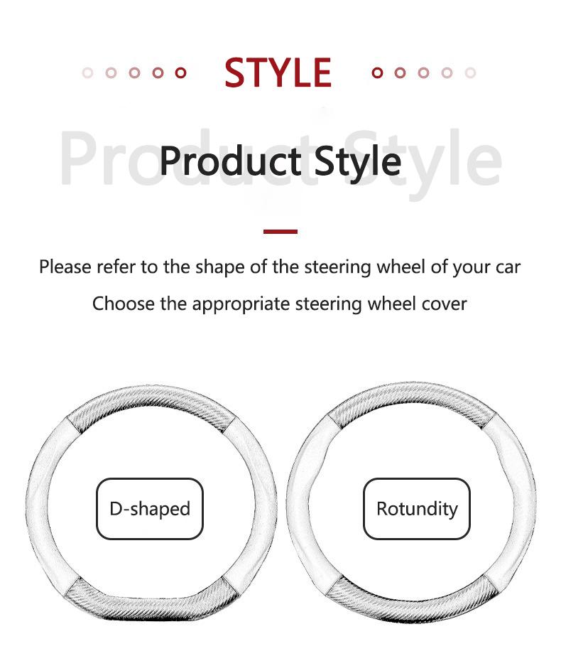 For BMW Car Steering Wheel Cover M X1 X3 X5 X6 G20 G30 E39 E46 E90 E92 Car Carbon Fiber Leather Steering Wheel Cover Keychain bzvm78