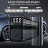 Electric Air Pump With 6000 Mah Battery 150 Psi Portable Bicycle Pump Tire Pump With Digital Lcd Led Light Mini Compressor For Bicycles Motorcycles