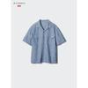 Uniqlo Японская оверсайз рубашка из шамбре