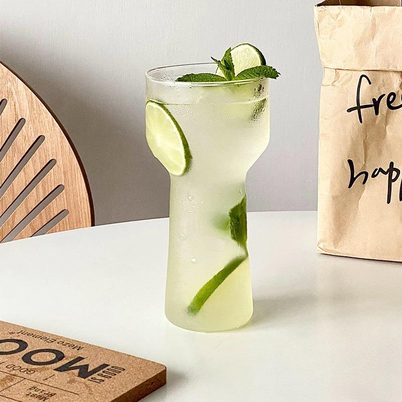 Iced Americano High Borosilicate Glass Cup for Cold Brew and Sparkling Water