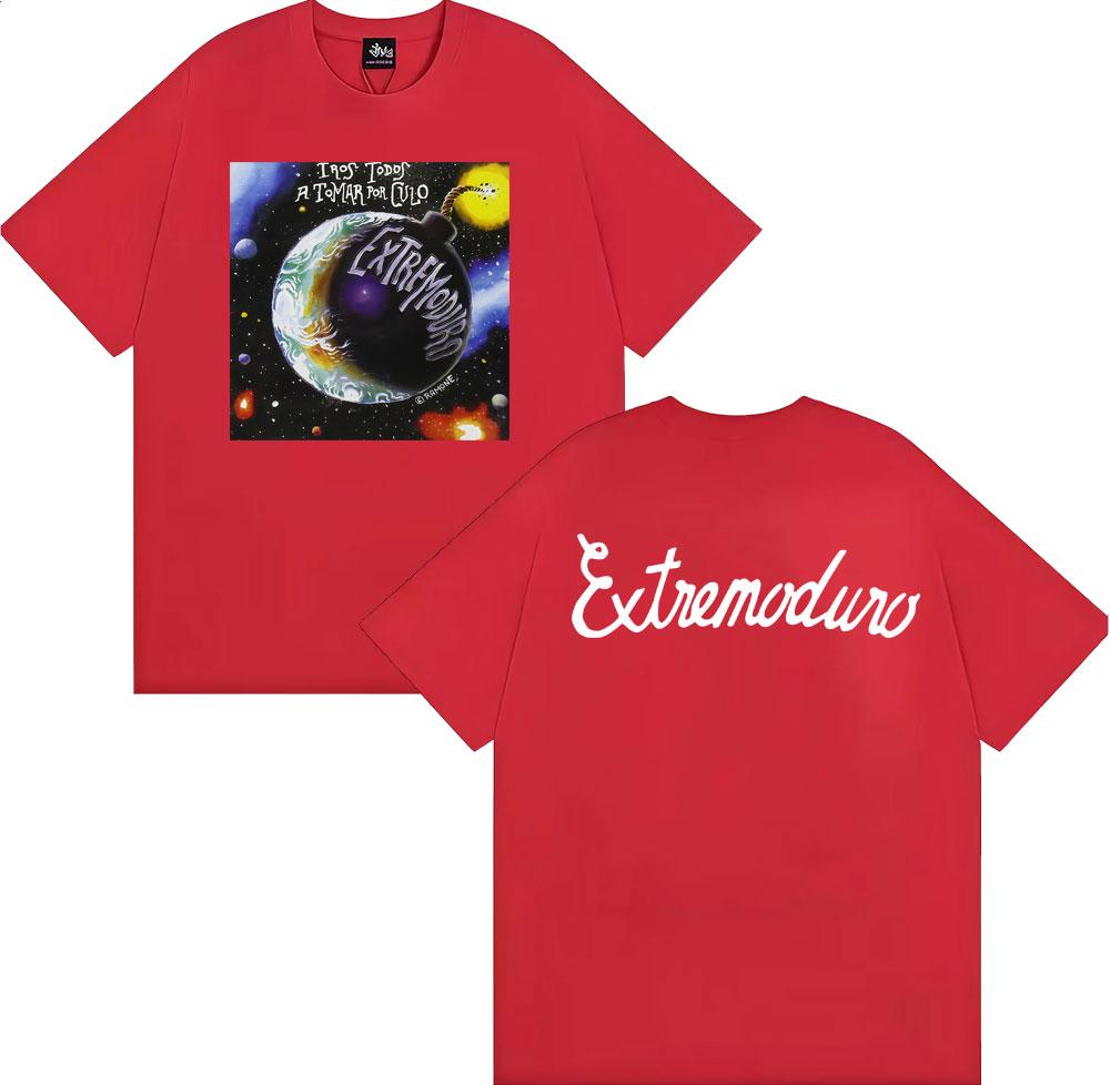 Rock Band EXTREMODURO Tour Printed T Shirt Men Women Clothing Hip Hop Punk Street Tshirts Casual Cotton Short Sleeve Tshirt