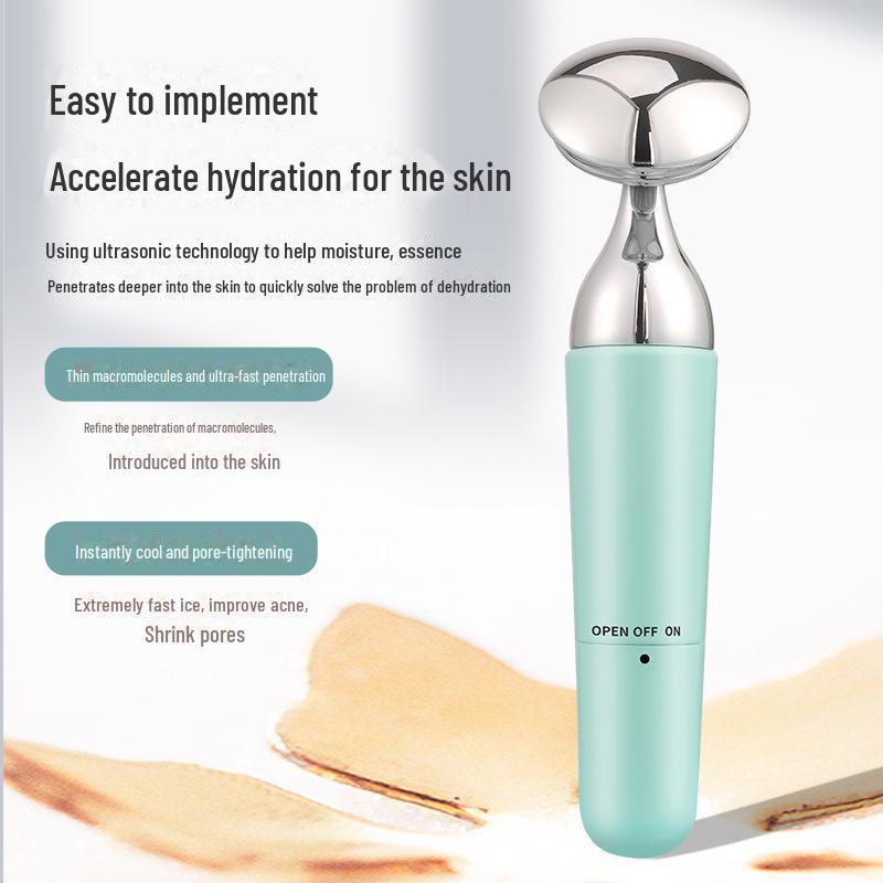 Electric Facial Cleanser: Lifting & Firming Beauty Tool, Vibration Massager, Ion Introduction Device.