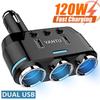 Car Dual USB Charger Socket DC 12V3.1A Car Lighter Power Socket Splitter Phone Power Adapter