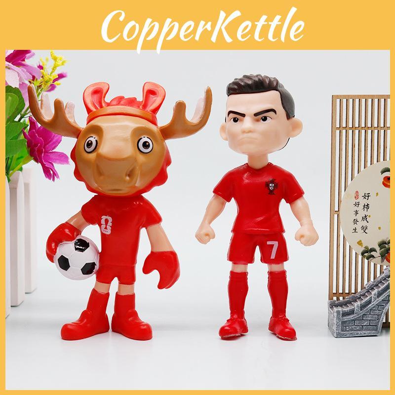 ПВХ Фигурка Футбольного Фаната Украшение для Авто Мемориальный Домашний Декор Для Футбольных Фанатов и Коллекционеров