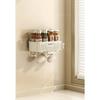 Kitchen Rack, Home Bathroom, No Punching, Wall-mounted Condiment Multi-purpose Sink Drain Storage Rack