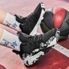 Men's Basketball Shoes Breathable Cushioning Non-Slip Wearable Runing Shoes Gym Training Athletic Basketball Sneakers for Women