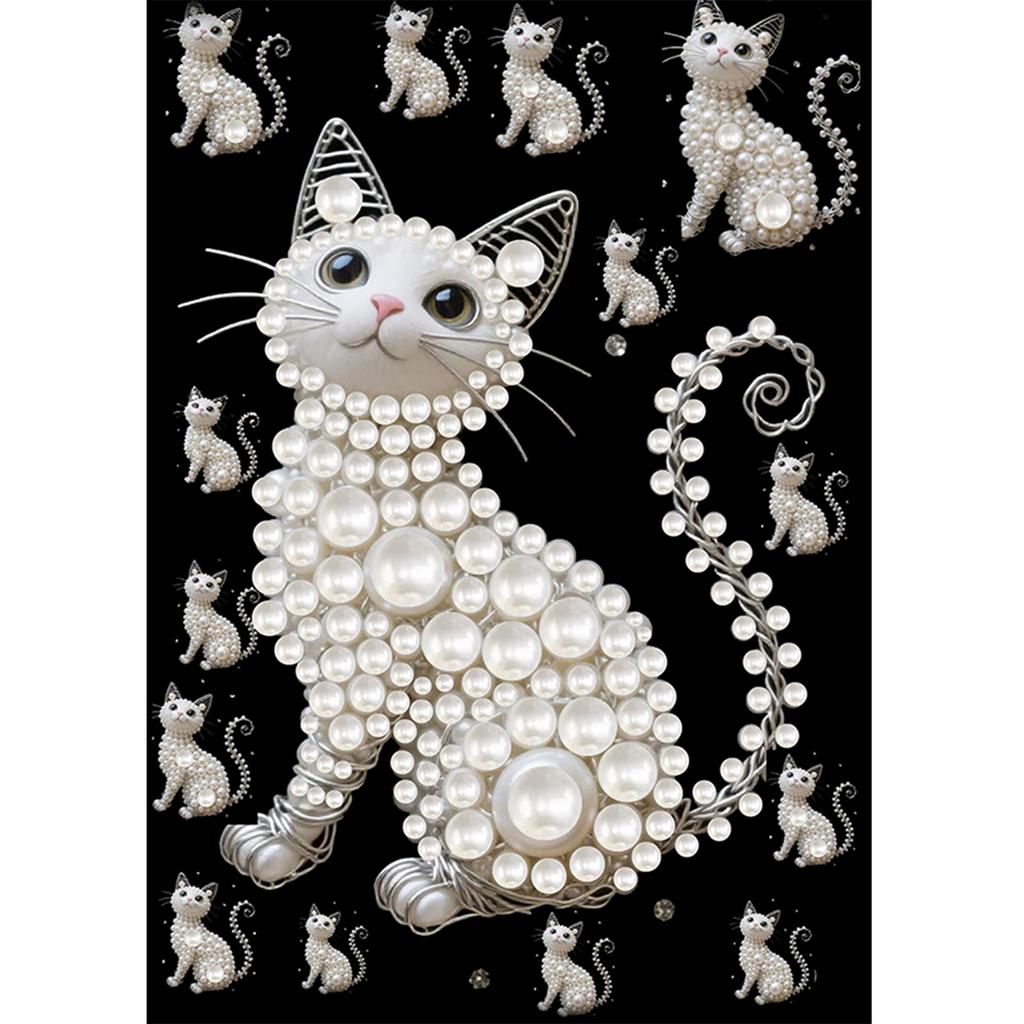 DIY Картина из жемчуга 30x40 см Картины с жемчужными камнями Изобразительное искусство Поделки Без рамы для декора стены дома