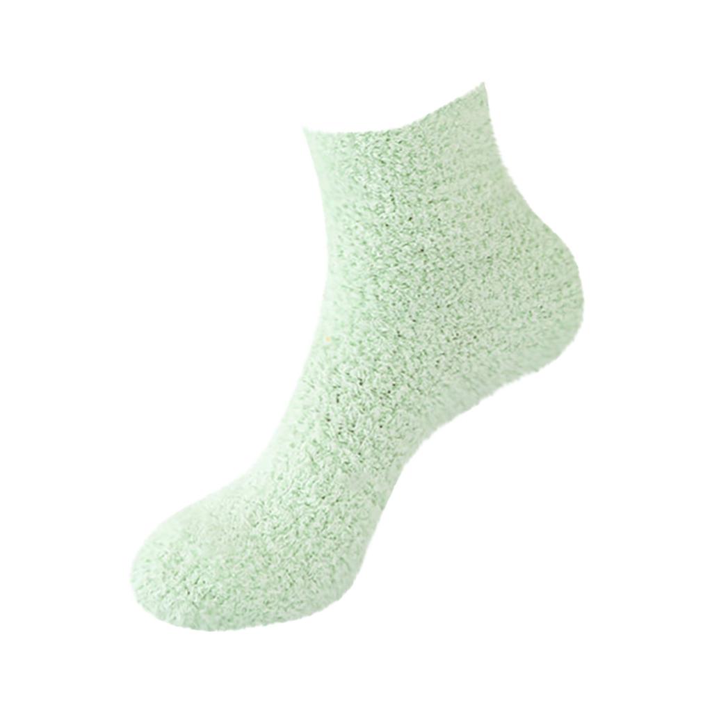(Projector)Women Fuzzy Cozy Slipper Socks Warm Soft Winter Plush Home Sleeping Socks