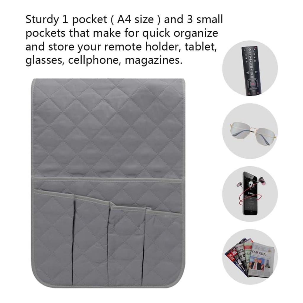 Универсальный войлочный органайзер для хранения, противоскользящий войлочный органайзер для дивана с множеством карманов для телефона, планшета и аксессуаров