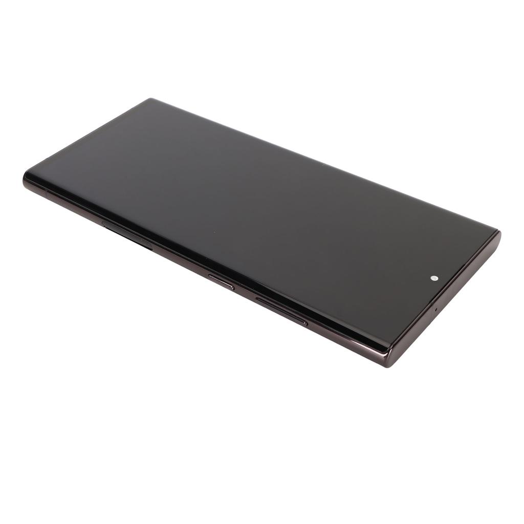 Замена экрана телефона с рамкой Функция отпечатка пальца Черный Сенсорный дисплей Дигитайзер в сборе Запчасти для замены телефона