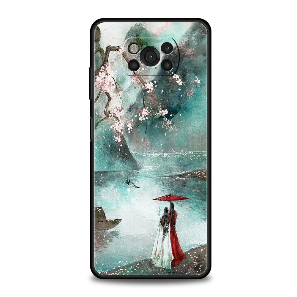 Чехол для телефона для Xiaomi Poco X6 X5 X4 Pro 5G X3 NFC F5 F4 M5 M4 M3 F3 GT C51 C50 C55 Чехол Благословение Небесного Чиновника Чэн