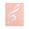 Flexible Stave Storage Holder 20Pages Music Clip Folder High-quality Music Score Folder