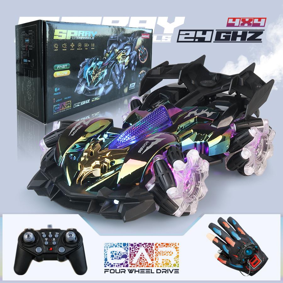 Внедорожник с полным приводом, машина-коляска с дистанционным управлением, трюковая гоночная, 2,4 ГГц, сенсор жестов, вседорожная, для дрифта на открытом воздухе, детская игрушечная модель автомобиля