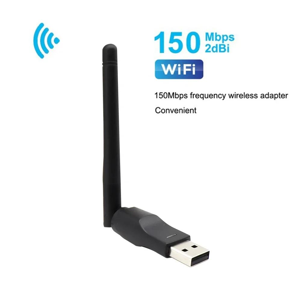 MT7601 Мини USB WiFi Адаптер Беспроводная Сетевая Карта 150 Мбит/с LAN Антенна Приемник Сигнала Донгл Антенна 802.11B/G/N Для ПК Windows