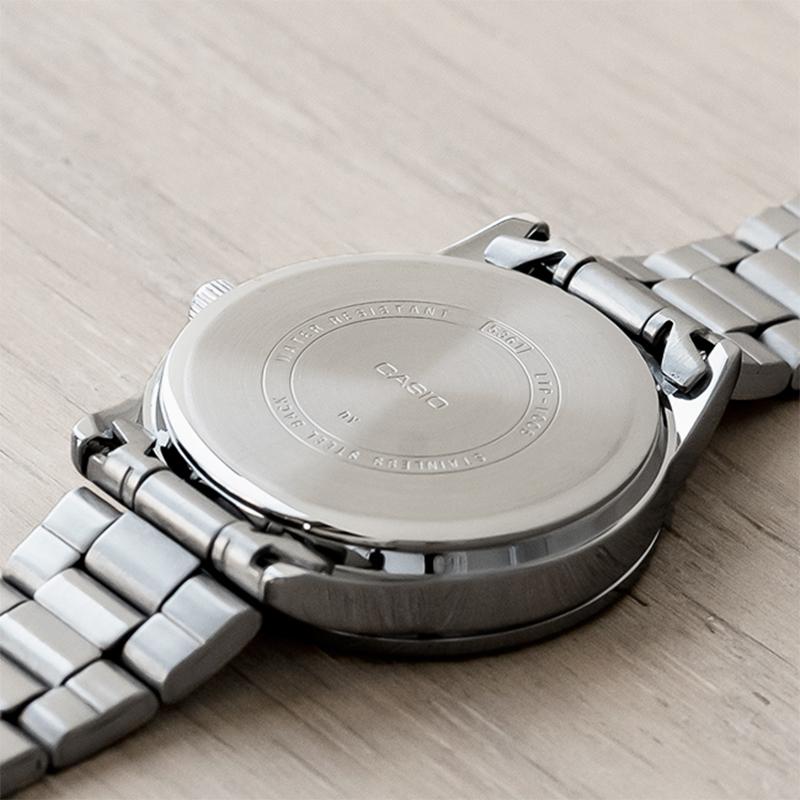 Casio Серия STANDARD, модный, деловой, ретро, литературный и универсальный, классические стрелки, кварцевый механизм, ремешок из нержавеющей стали, японский LTP-V005D-4B