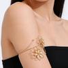 Floral Flower Bracelet Adjustable Armband Exquisite Arm Ring  Girls