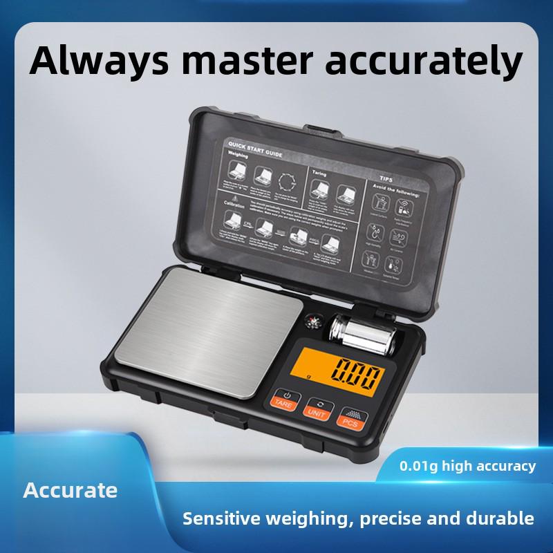 Портативные мини-ювелирные весы с точностью 0,01 г для выпечки и медицины