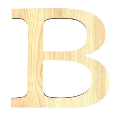 БУКВА Б - 11,5 СМ - ДЕРЕВО
