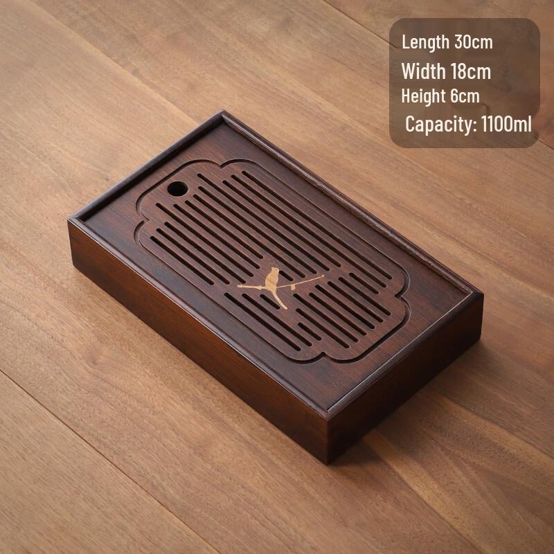 Minimalist Bamboo & Wood Water Storage Tea Tray