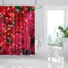 3D Flower Dolphin Bohemian Geometric Print Shower Curtain with Roller Hooks Modern Decorative Elegant Bathroom Curtains 180x180cm
