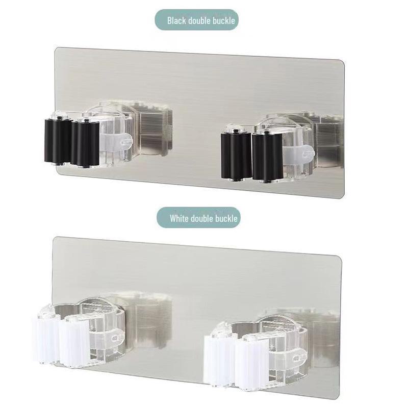 Водонепроницаемый настенный держатель для швабры и щетки, не оставляющий следов