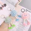 1Pc Cartoon Plush Briquettes Key Ring Keychain Creative Trendy Exquisite Cute Doll Key Ring Car Key Accessories Bag Pendant