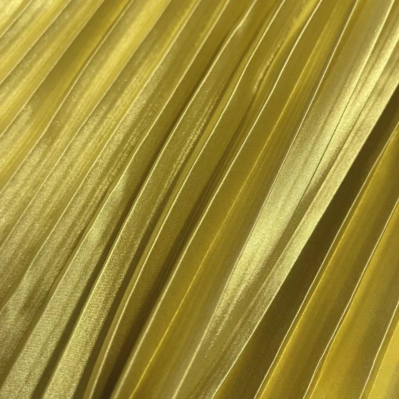 100x150 см плиссированная атласная ткань для рукоделия платье юбка костюм одежда ткань для шитья своими руками мягкая глянцевая гладкая однотонная