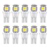 Светодиодная автомобильная лампа T10 5SMD W5W Клиновидная лампочка Автомобильная лампа