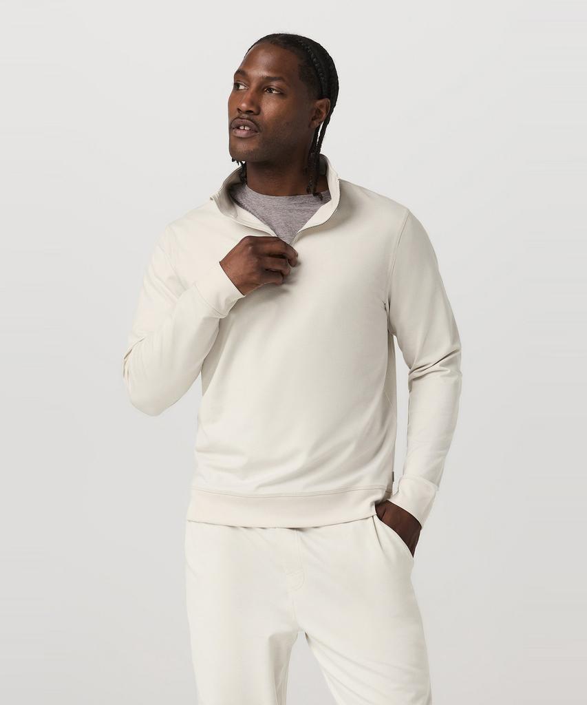 VUORI [Men'S] Coronado 1/2 Zipper_Ivory Vr16120023