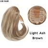 LISI HAIR Шиньон из синтетических волос, шиньон, полностью короткий хвостик, шиньон для волос с расческой, прическа, булочка на шнурке