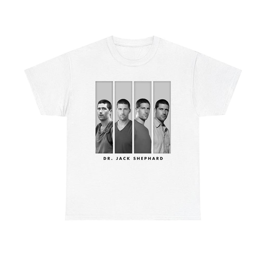 Dr. Jack Shephard Vintage Black and White T-shirt, Dr. Jack Shephard Tee, Dr. Jack Shephard Sweatshirt
