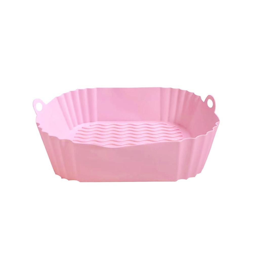 Soft Square Silicone Pot Mould Liners Baking Basket New Silicone Mold for Air Fryer