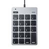 Sanwa Supply Numeric Keypad with Hub Silver USB2.0 NT-M18CUHSV