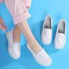 Directly from the Manufacturer's Hospital 2025 New Leather Beauty Salon Shallow Mouth Soft Sole Nurse Shoes White