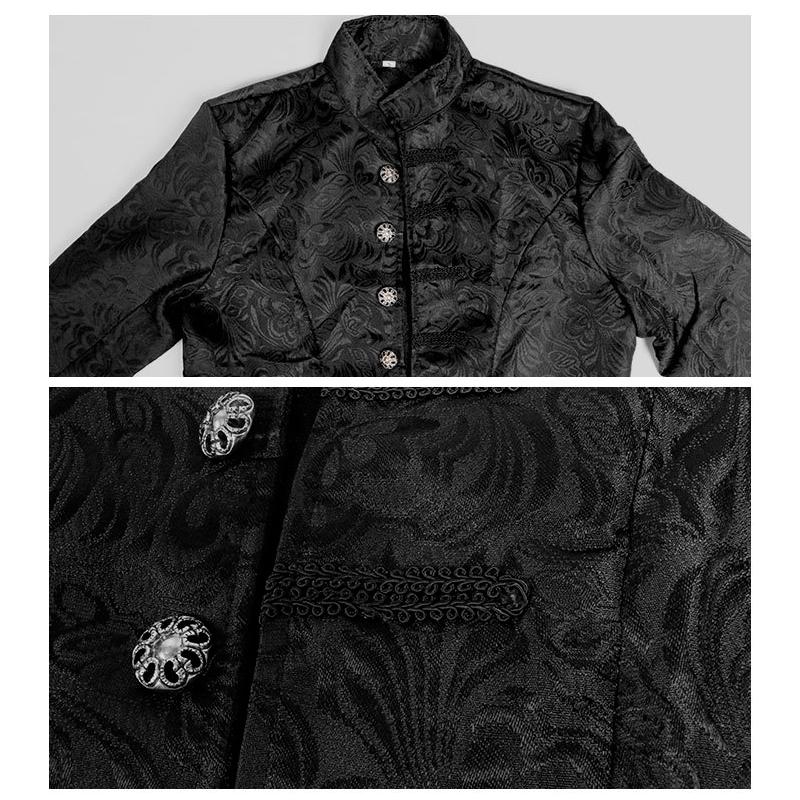 Детское средневековое пальто в стиле стимпанк, винтажный фрак, куртка, готическое викторианское платье, косплей, выставочный костюм