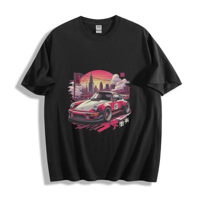 Футболка Porsche 911 Tokyo Drift - Яркий Ретро-Дизайн Гонщика Унисекс